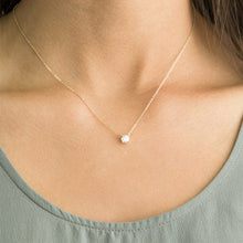Load image into Gallery viewer, Shiny Zircon Invisible Transparent thin Line Simple choker Necklace women Jewelry collana Kolye Bijoux Collares collier femme