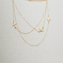 Load image into Gallery viewer, Necklace  Originality Pretty  Clavicle Necklace Flying Bird Necklace Creative  Pendant Necklace Three Layers Necklace