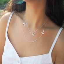Load image into Gallery viewer, Necklace  Originality Pretty  Clavicle Necklace Flying Bird Necklace Creative  Pendant Necklace Three Layers Necklace