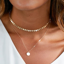 Load image into Gallery viewer, Women Gold Silver Chain Star Choker Necklace Collana Kolye Bijoux Collares Mujer gargantilha Collier Femme
