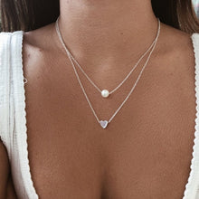 Load image into Gallery viewer, ZILPOIT Simple Moon Star Heart Choker Necklace for Women Chain Necklace Pendant on neck Chokers Bohemia Necklaces Jewelry Gifts