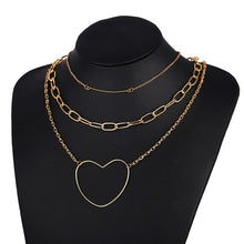 Load image into Gallery viewer, ZILPOIT Simple Moon Star Heart Choker Necklace for Women Chain Necklace Pendant on neck Chokers Bohemia Necklaces Jewelry Gifts