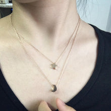Load image into Gallery viewer, ZILPOIT Simple Moon Star Heart Choker Necklace for Women Chain Necklace Pendant on neck Chokers Bohemia Necklaces Jewelry Gifts